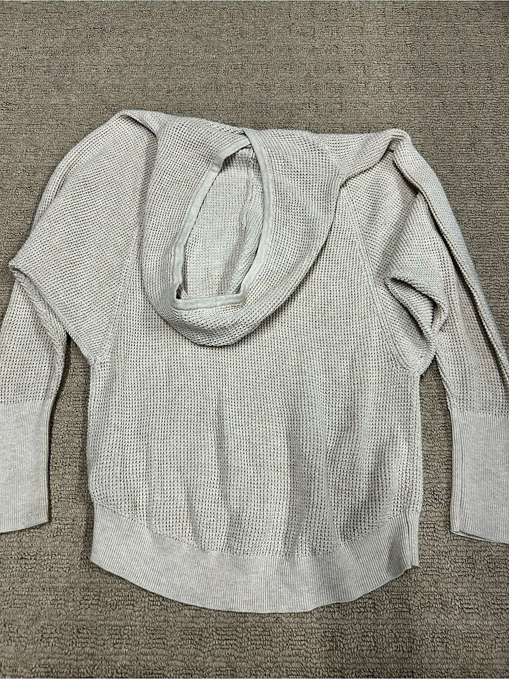 Cynthia Rowley Active Textured Knit Sweater in Cream Medium